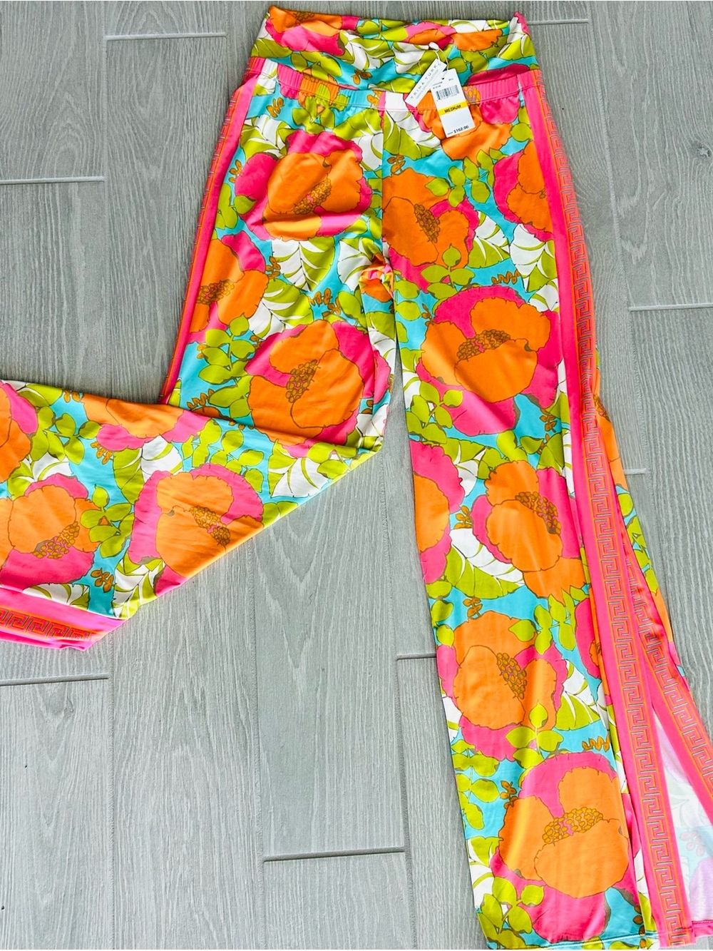 Trina Turk Playa De Flor Wide Leg Pants NWT